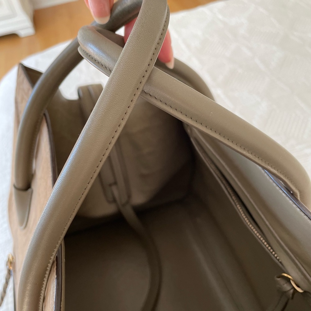 Celine Phantom Croc Embossed Luggage Handbag - Picture 3 of 10
